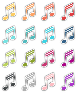 icône notes de musique