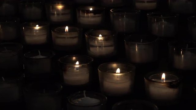 Washington DC National Cathedral prayer candles dark 4K 019