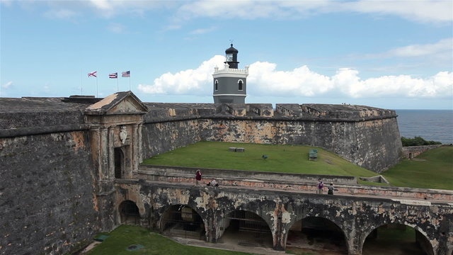 Castillo San Felipe del Morro Fort San Juan walls HD 1714