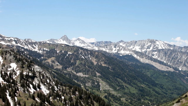 Wasatch Mountains above Alta pan P HD 0611