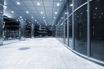 corridor in moder office building