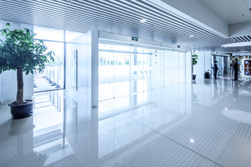 corridor in moder office building