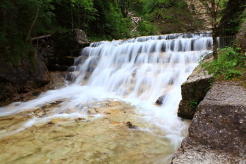 Obraz premium Entspannung in der Pöllatschlucht