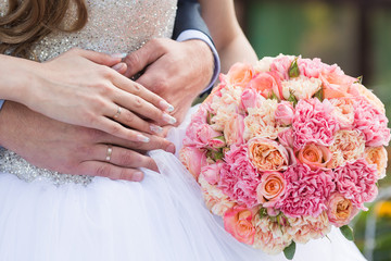 Beautiful wedding bouquet