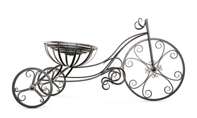 Fototapeta na wymiar Decorative vintage bicycle. 3d.