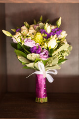 Colorful bridal bouquet