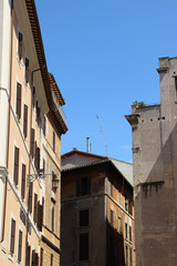 Fototapeta na wymiar Rome,Italy,Roman yards,houses.