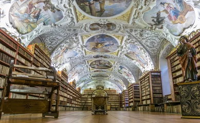 Fotobehang Strahov Library, Prague © smartin69