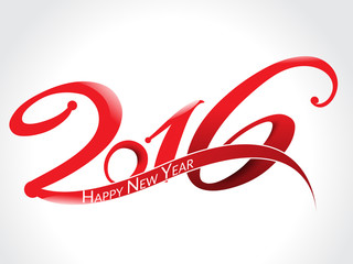 happy new year 2016 text background 