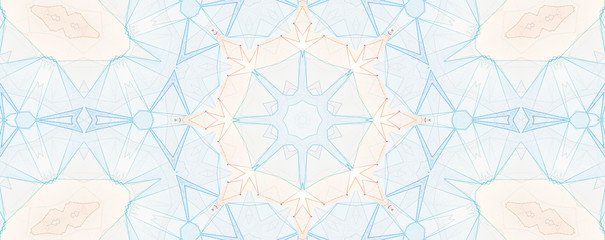 Light blue kaleidoscope background