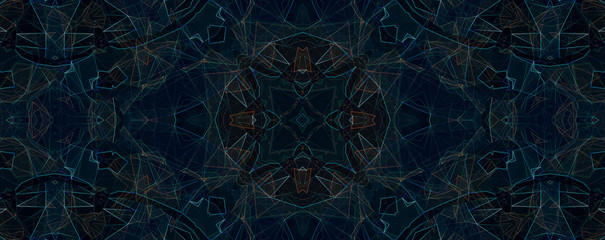 Light blue kaleidoscope background
