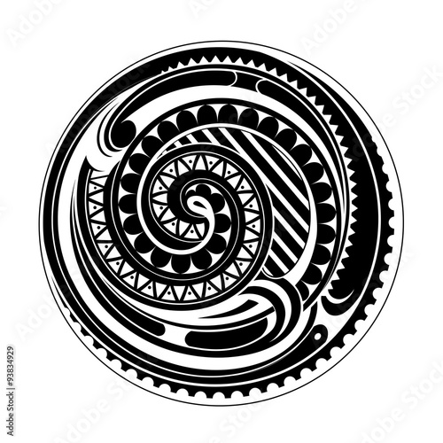 Maori Wellen Tattoo
