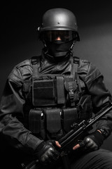 Spec ops police officer SWAT