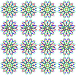 Abstract floral pattern.