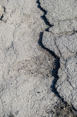 asphalt crack