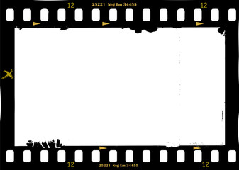 frame of film, grungy photo frame,with free copy space, panoramic