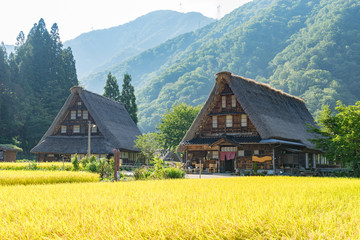 Gassho Zukuri Houses in Suganuma area of Gokayama, Japan (五箇山 菅沼合掌造り)  © motive56