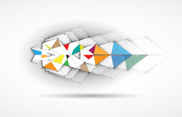 New future technology concept abstract background