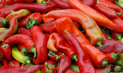 paprika for sale in a farmers market