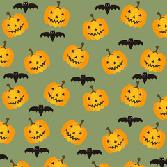 Pumkins face pattern