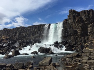 þingvellir national park waterfall