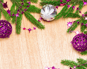 Christmas and New Year festive background