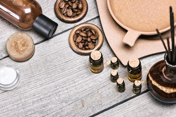 Spa and aromatherapy cosmetics and accessories