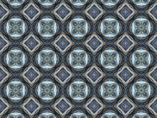 Pattern of kaleidoscope abstract grey pattern