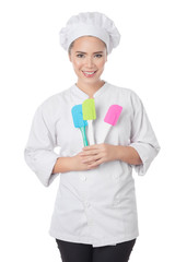 Woman Chef - In Studio Shot