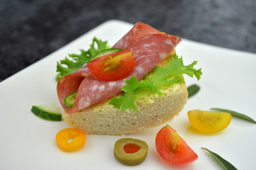 small party sandwiches