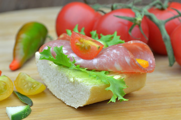 small party sandwiches