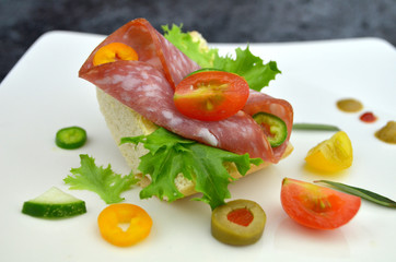 small party sandwiches