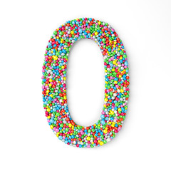 0 made from nonpareils