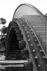 Small bridge in old town