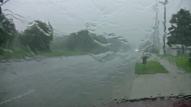 Rain storm windshield HD