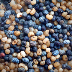 Poppy seeds background