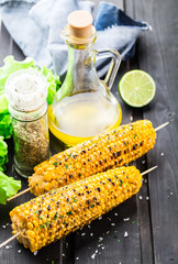 Delicious grilled corn