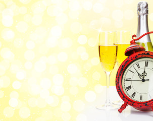 Christmas champagne
