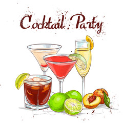 The Unforgettables Cocktail Set cocktail party