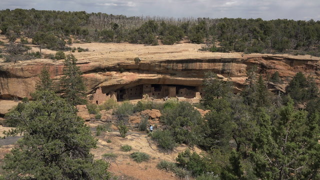 Mesa Verde Spruce Tree House Indian ruins 4K 062