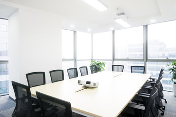 interior of meeting room in moder office