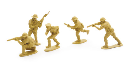 Toy soldiers.