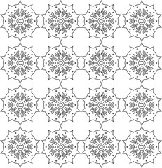 Abstract flowers pattern