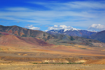 Fototapeta na wymiar landscape in Altai mountains