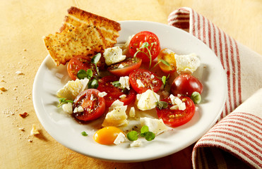 Mediterranean cheese salad