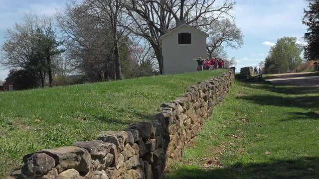 Fredericksburg Virginia Battlefield sunken road 4K