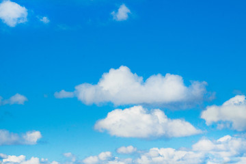 Fototapeta premium blue sky with cloud closeup