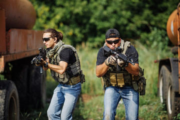 Private Military Contractor during the special operation