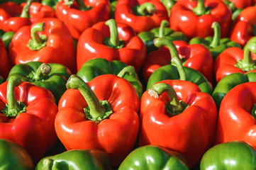 Paprika Peppers at a farmers market