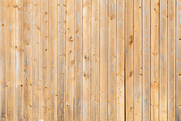 Naklejka premium Wooden wall background photo texture pattern